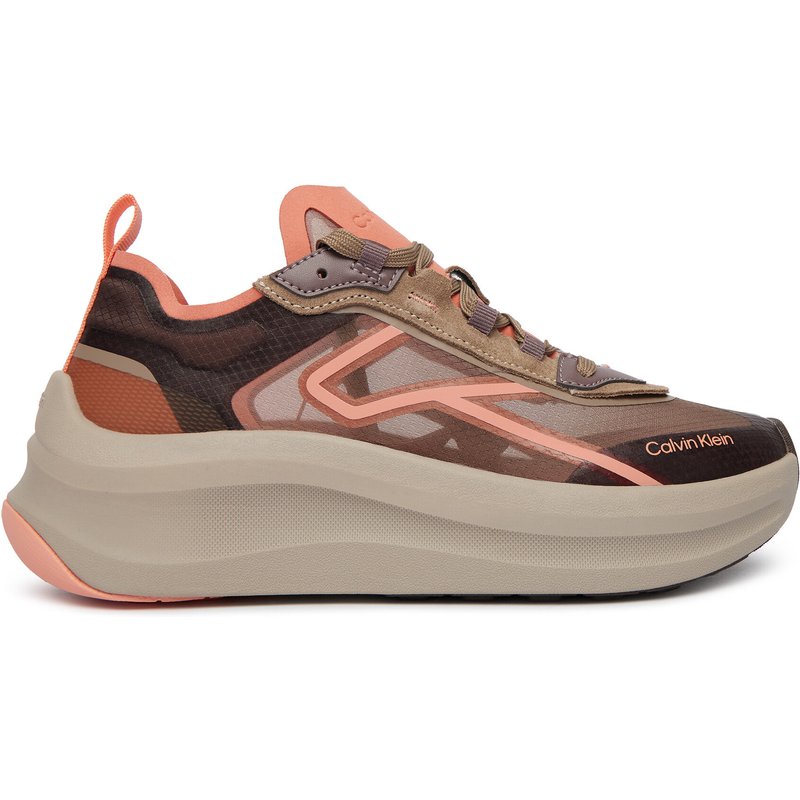 Sneakers Calvin Klein Chunky Run Ckstripe Lup Tran Rip HW0HW03005 Rosa