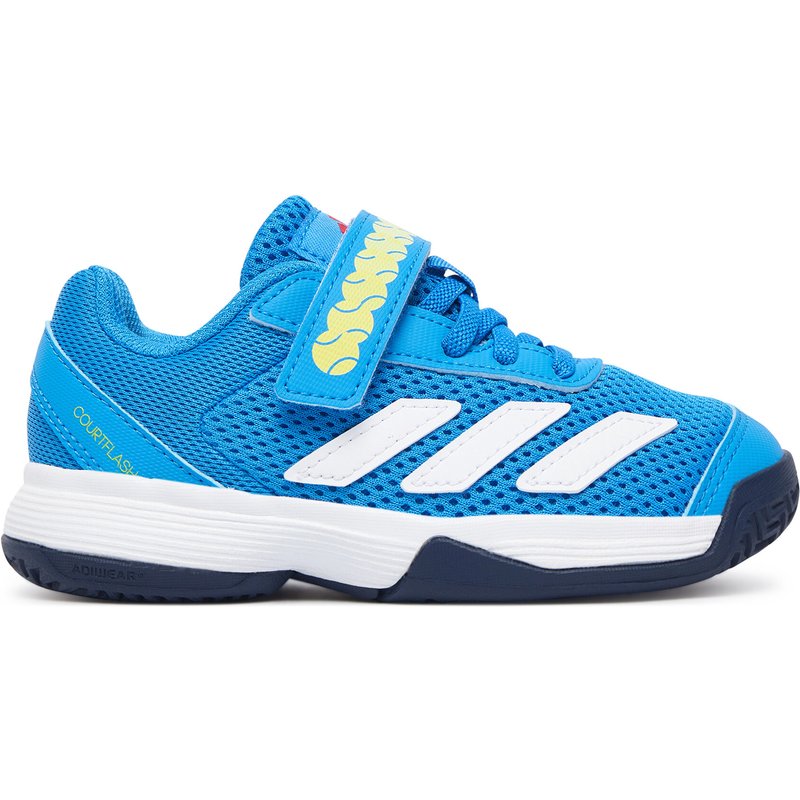 Tennisschuhe adidas Courtflash Hook-And-Loop Tennis Shoes Kids KK3864 Blau