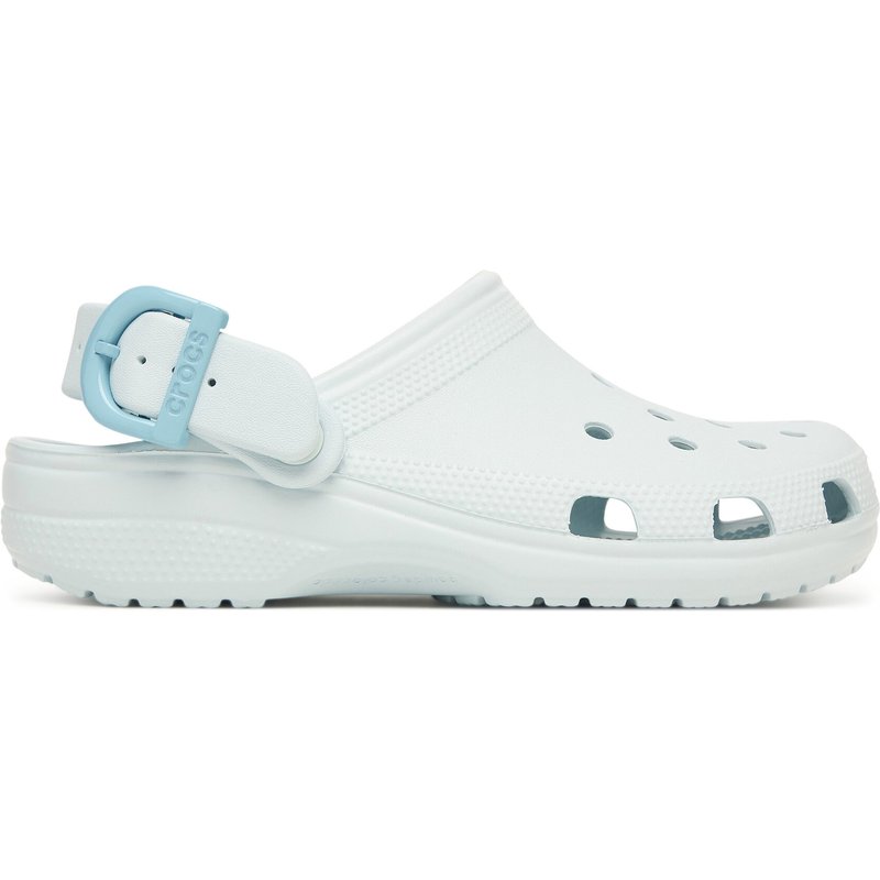Pantoletten Crocs Classic Enamel Buckle Clog 213347 Hellblau