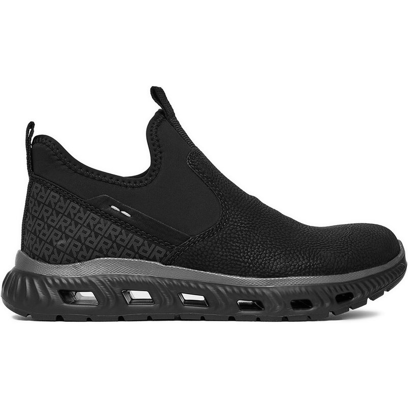 Halbschuhe Rieker M6053-00 Schwarz