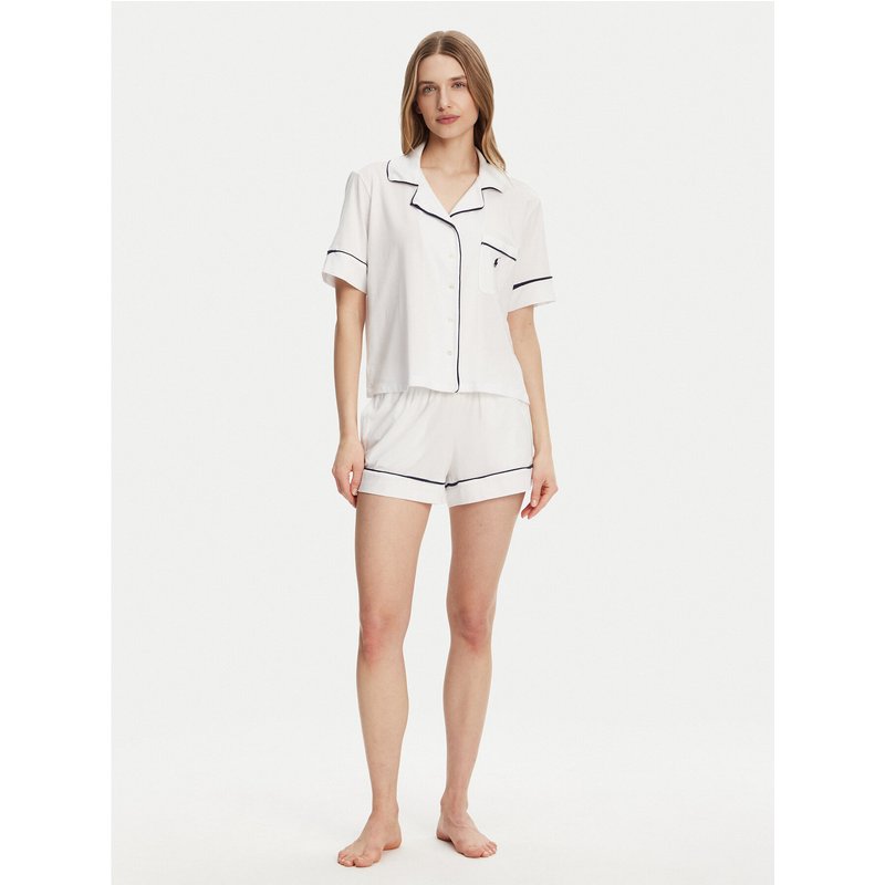 Polo Ralph Lauren Pyjama 4P0231 Weiß Regular Fit