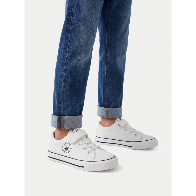 Sneakers aus Stoff Beverly Hills Polo Club CEOWB-CSS20377-75 Weiß