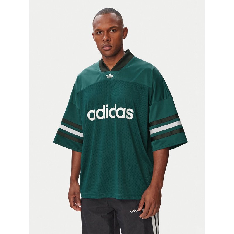 adidas T-Shirt Adicolor KR1401 Grün Loose Fit