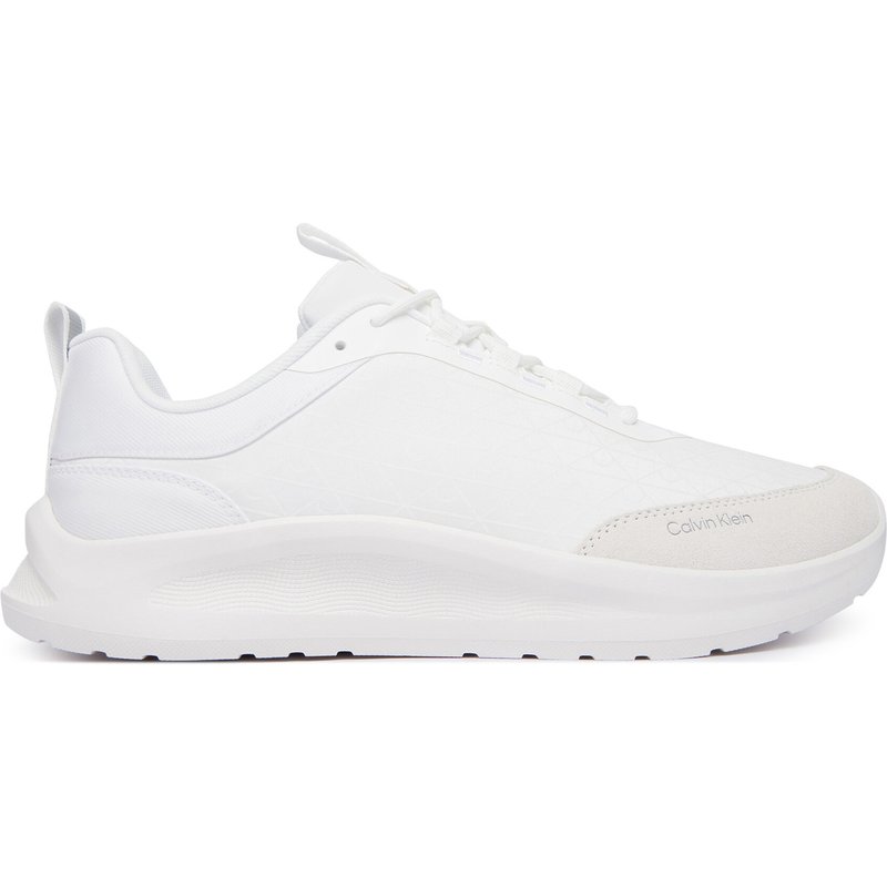 Sneakers Calvin Klein Light Eva Runn Laceup Aop HM0HM02343 Weiß
