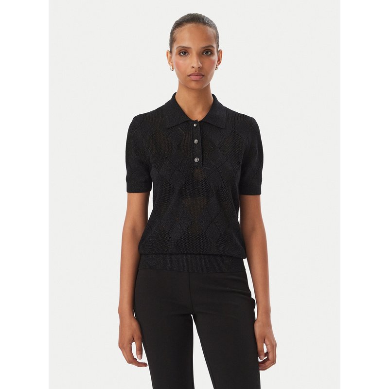 Guess Poloshirt W6YR17 Z0958 Schwarz Regular Fit