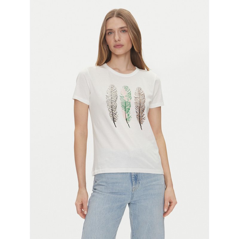 JDY T-Shirt Michigan 15311702 Weiß Regular Fit