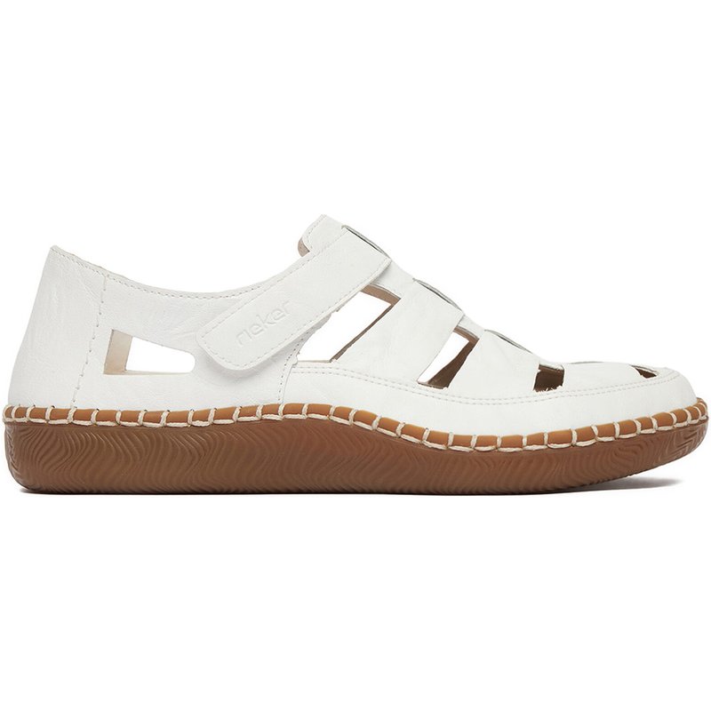 Halbschuhe Rieker CEO-N2453-80 Weiß
