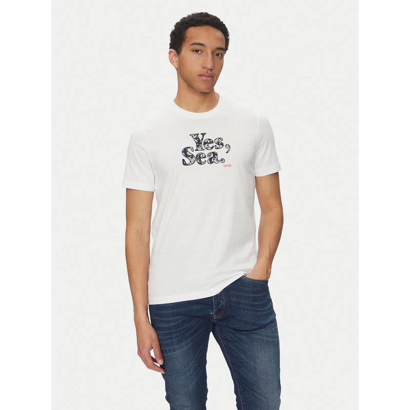 Liu Jo T-Shirt QA5190 J4924 Weiß Regular Fit