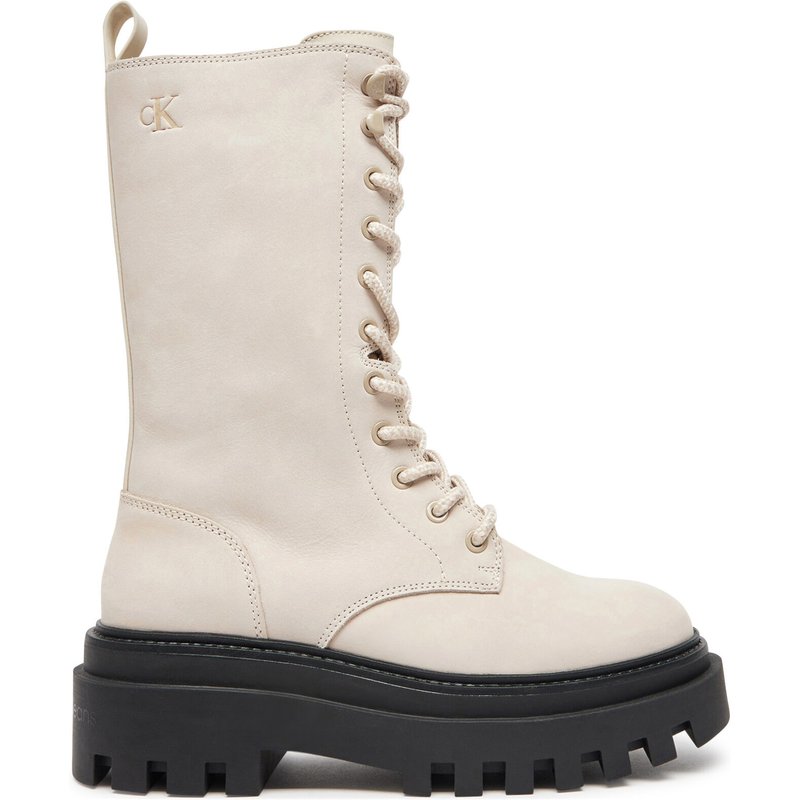Schnürstiefeletten Calvin Klein Jeans YW0YW01683 Beige