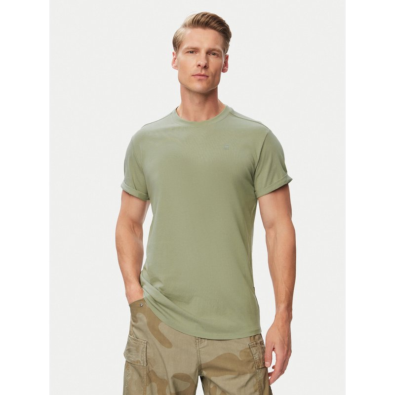 G-Star Raw T-Shirt Lash D16396-B353 Grün Regular Fit
