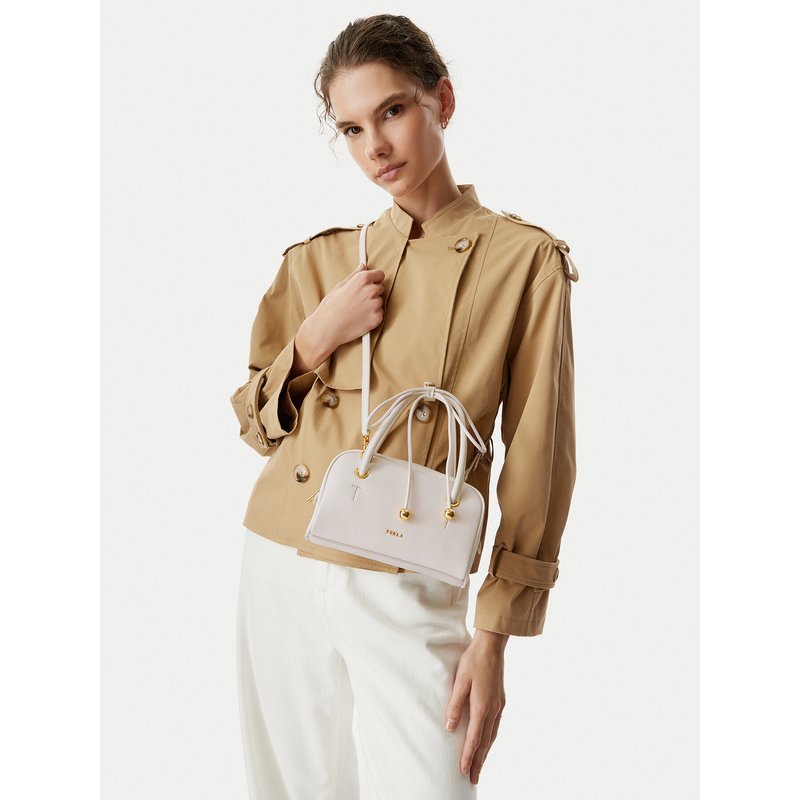 Handtasche Furla Poppy Mini WE00915 BX4573 CN PNN00 Creme