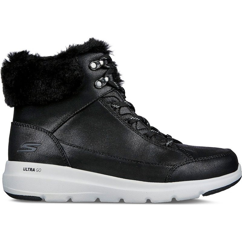 Schnürschuhe Skechers Glacial Ultra Cozyly 144178/BLK Schwarz