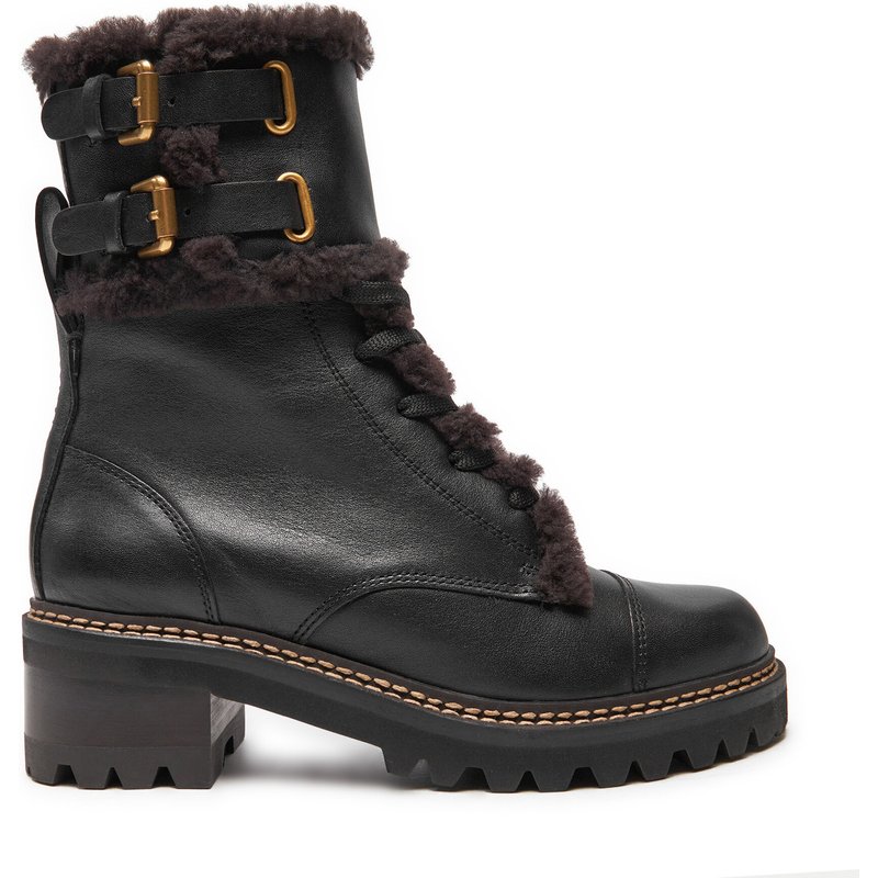 Schnürschuhe See By Chloé SB39152C Schwarz