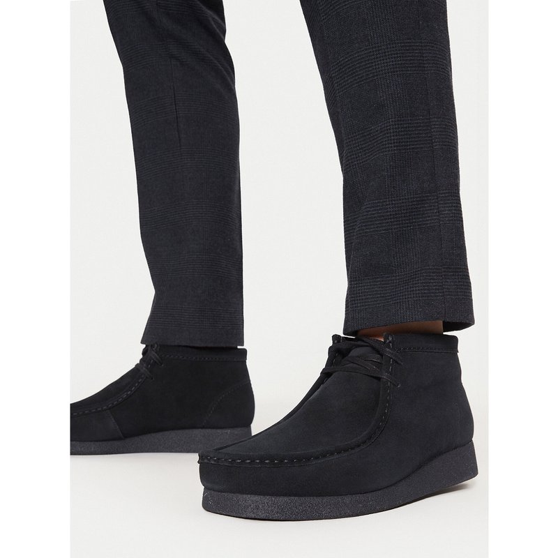 Schnürschuhe Clarks Wallabee Evo Bt 26172823 Schwarz
