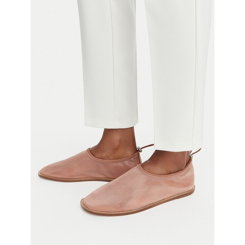Ballerinas Calvin Klein Stretch Ballerina Shoe Spac Mesh HW0HW03041 Korallenfarben
