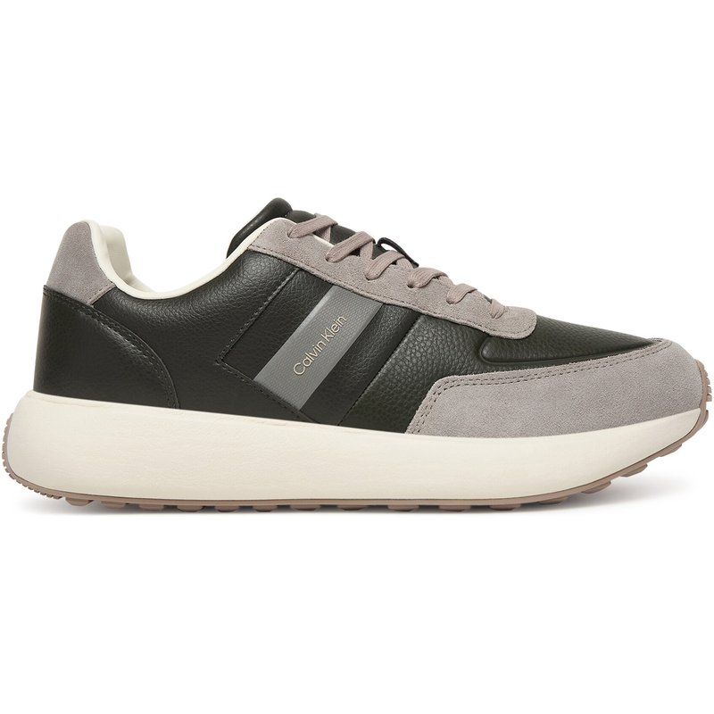 Sneakers Calvin Klein City Runner Laceup Tape Lth HM0HM02033 Schwarz