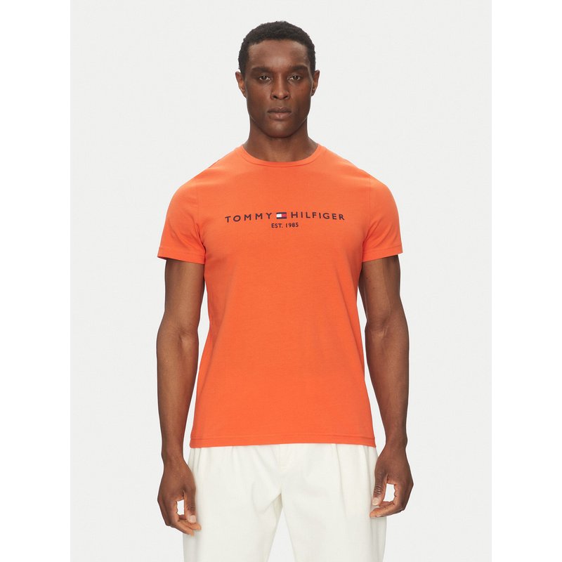 Tommy Hilfiger T-Shirt Logo MW0MW11797 Orange Slim Fit