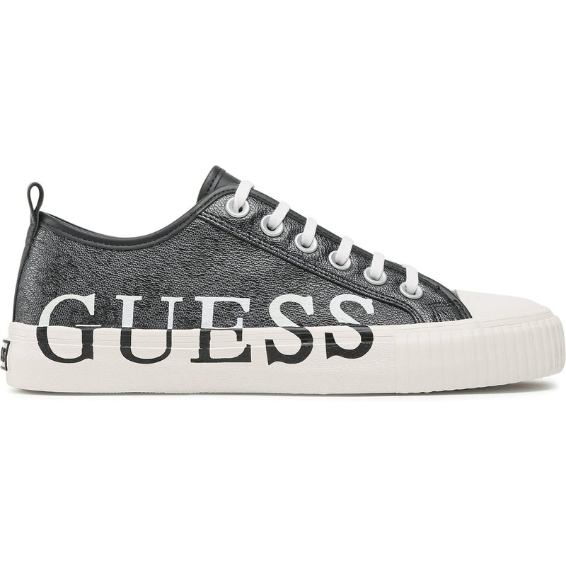 Sneakers aus Stoff Guess New Winners Low FM6NWL ELL12 Grau
