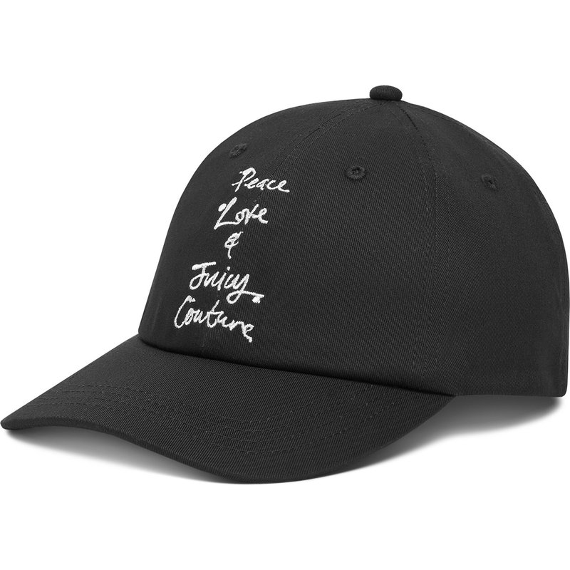 Cap Juicy Couture Peace Love And Juicy JCAWH225703 Schwarz