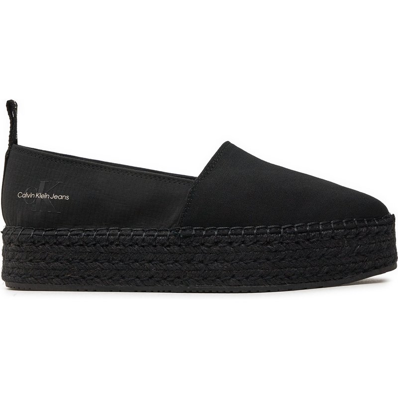 Espadrilles Calvin Klein Jeans Platform Espadrille Mix Ml Mtl YW0YW01622 Schwarz