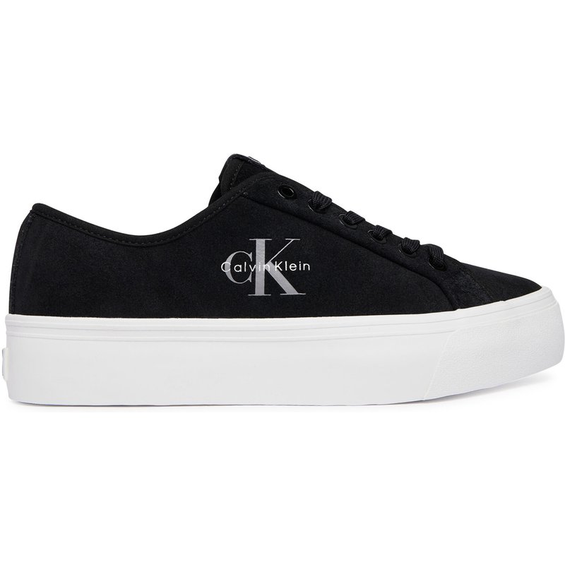 Sneakers Calvin Klein Vulc Flatf Laceup Suede HW0HW03088 Schwarz