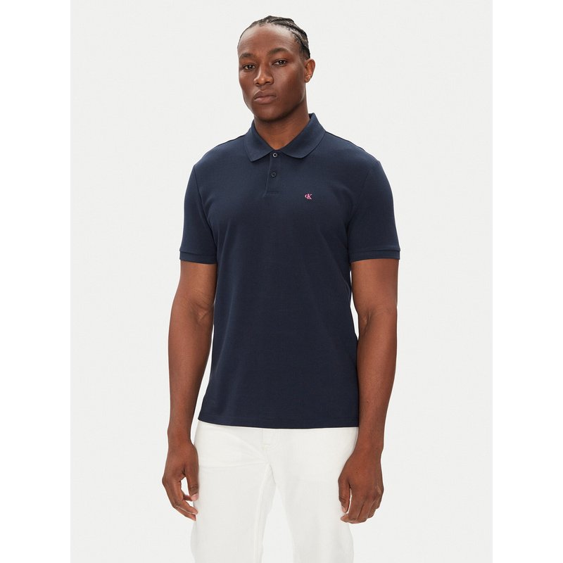 Calvin Klein Jeans Poloshirt LV040EM269 Dunkelblau Regular Fit