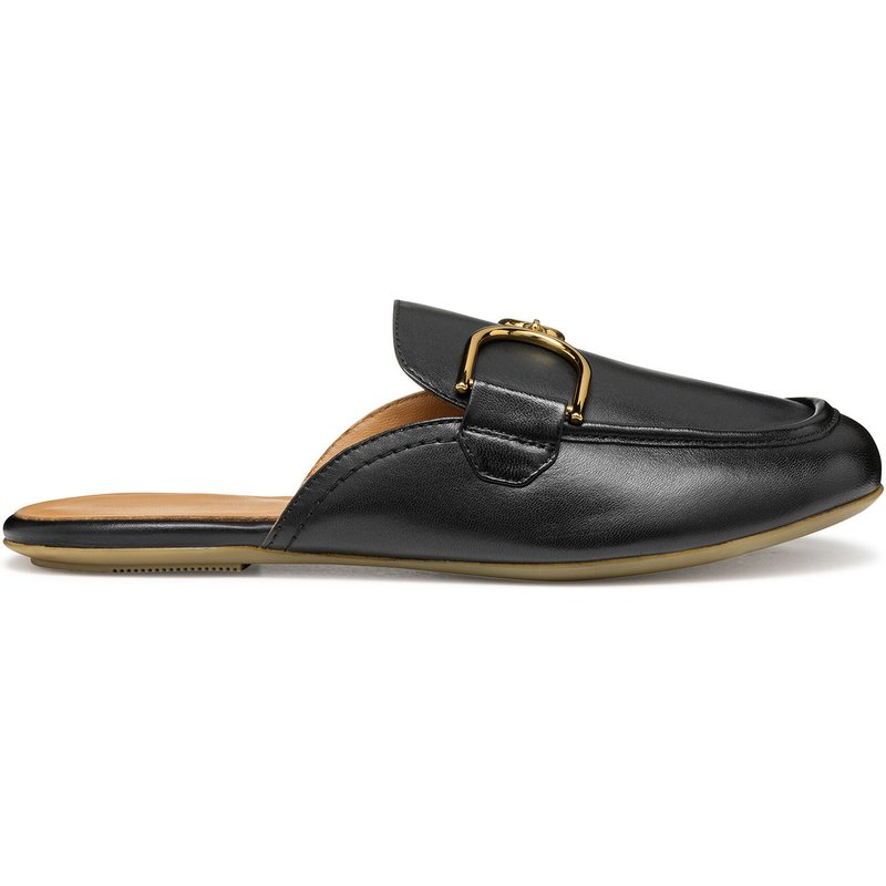 Pantoletten Geox D Palmaria D55MUA 000TU C9999 Schwarz