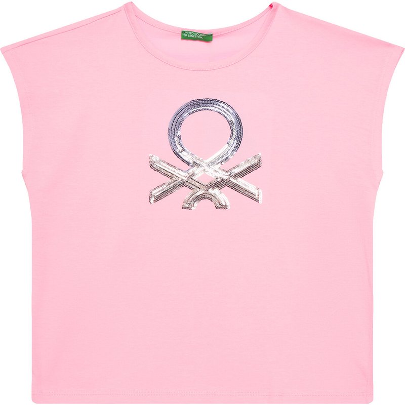 United Colors Of Benetton T-Shirt 3I1XC10P1 Rosa Regular Fit