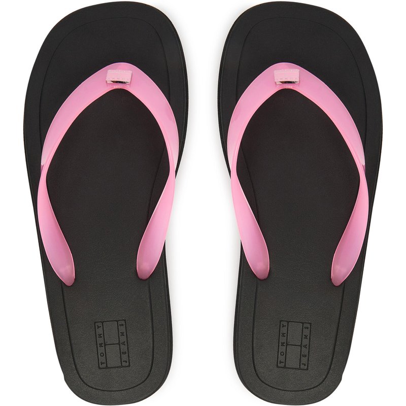 Zehentrenner Tommy Jeans Tjw Cleated Jelly Summer Sandal EN0EN02954 Rosa