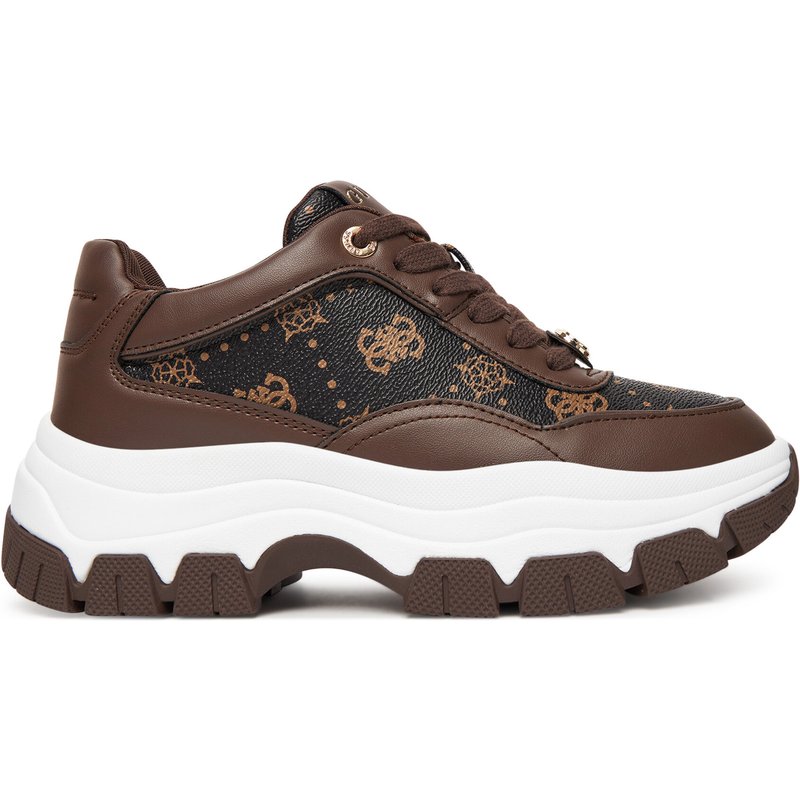 Sneakers Guess FLFBRT PEL12 Braun