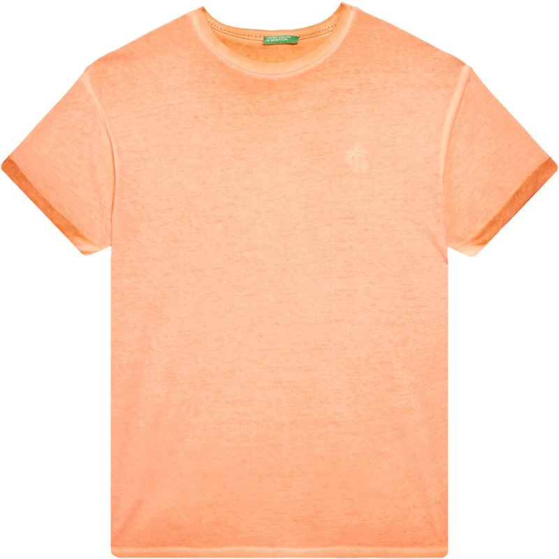 United Colors Of Benetton T-Shirt 3085C10P9 Orange Regular Fit