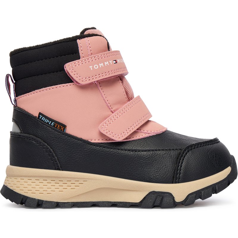 Schneeschuhe Tommy Hilfiger Velcro Bootie T1A5-34048-1592 M Schwarz