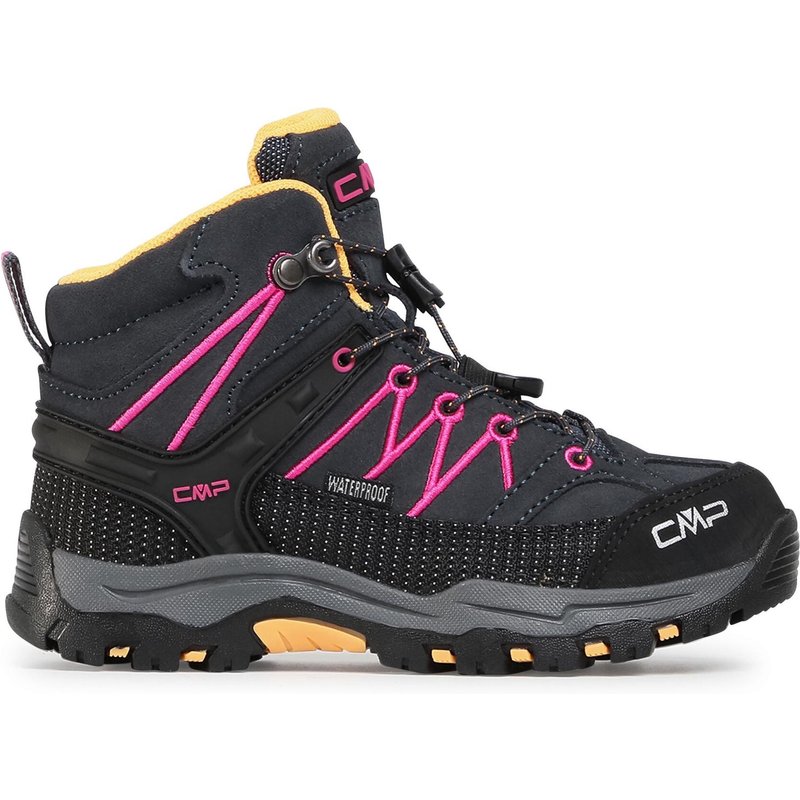 Trekkingschuhe CMP Kids Rigel Mid Trekking Shoe Wp 3Q12944 Schwarz