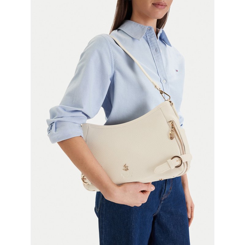 Handtasche Beverly Hills Polo Club CEO-BHPC-C-011-09 Creme