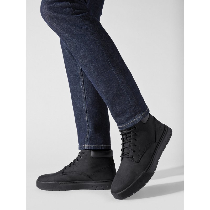 Schnürschuhe Timberland Maple Grove Lthr Chk TB0A658N0011 Schwarz