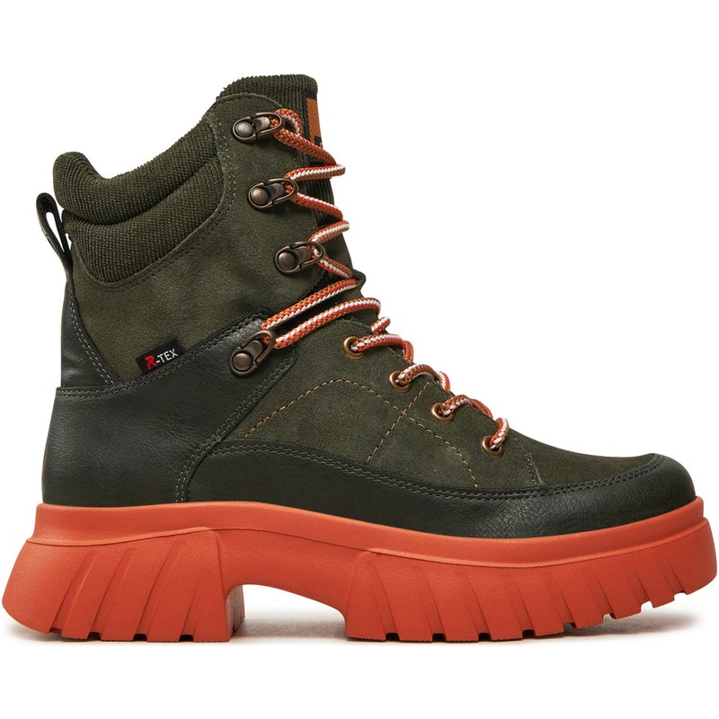 Schnürschuhe Rieker Revolution Lifestyle W1871-54 Grün