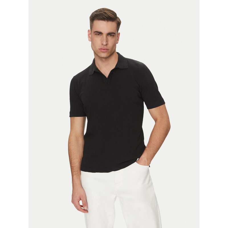 Marc O'Polo Poloshirt 523 2091 53026 Schwarz Regular Fit