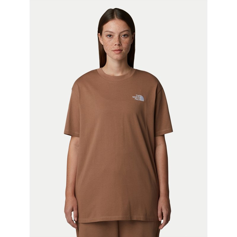 The North Face T-Shirt Simple Dome NF0A87NQ Braun Oversize