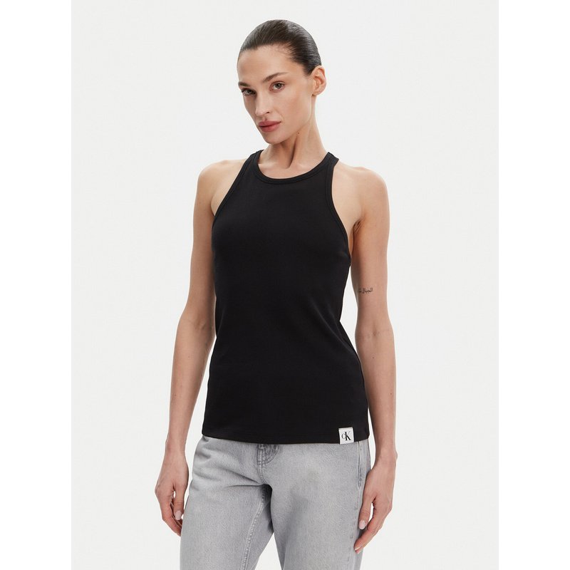 Calvin Klein Underwear Top LV00QS7492 Schwarz Slim Fit