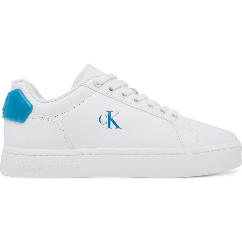 Sneakers Calvin Klein Jeans Classic Cupsole Ru Patch Lth Wn YW0YW01845 Weiß