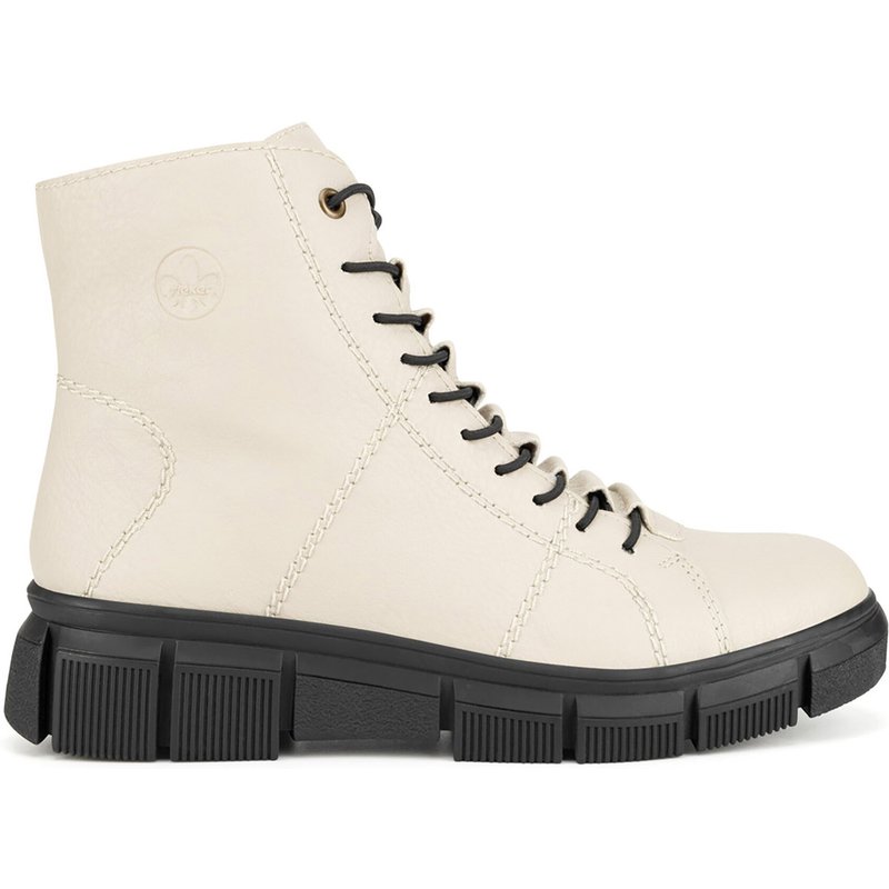 Schnürschuhe Rieker X3428-60 Beige