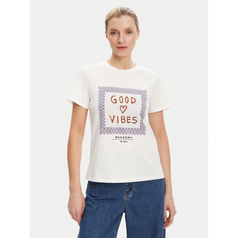Weekend Max Mara T-Shirt Ara 2525976041 Weiß Regular Fit