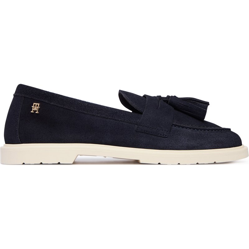 Mokassins Tommy Hilfiger Light Suede Tassel Loafer FW0FW09285 Dunkelblau