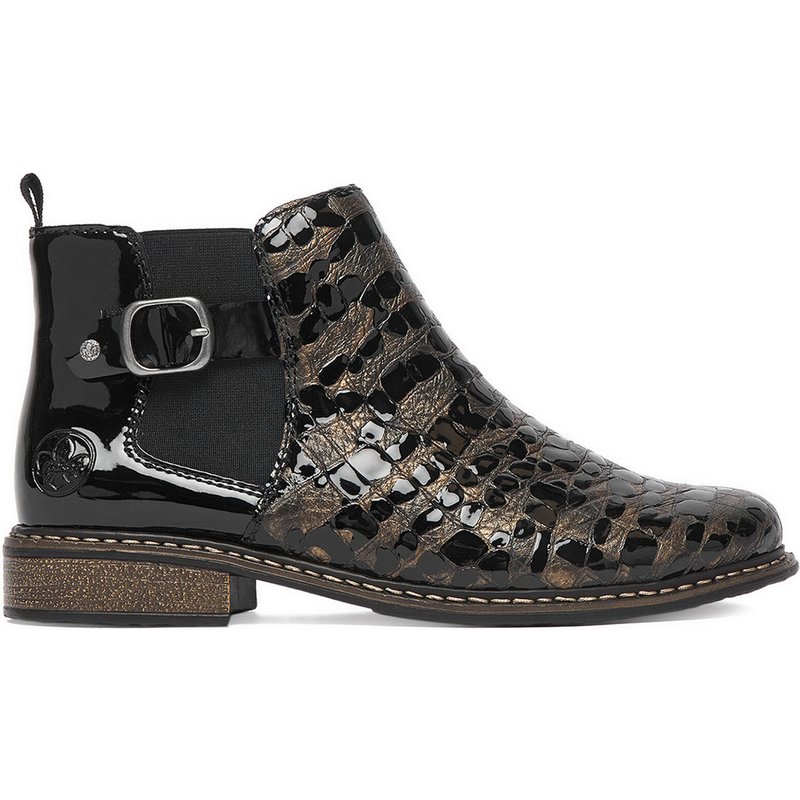 Stiefeletten Rieker CEO-Z4965-90 Dunkelbraun