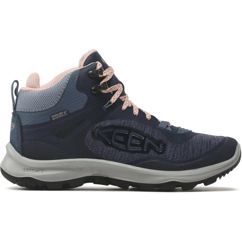 Trekkingschuhe Keen Terradora Flex Mid Wp W 1026877 Dunkelblau