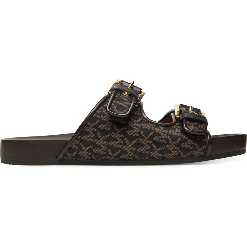 Pantoletten MICHAEL Michael Kors Byers 40T5BYFS1D Braun