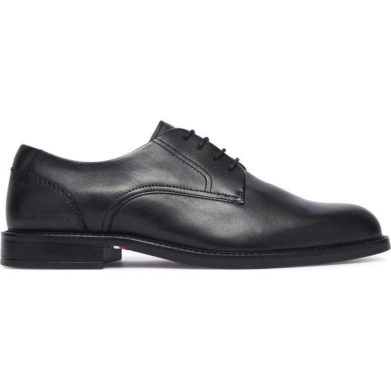 Oxford Schuhe Tommy Hilfiger Corporate Dressy Lth FM0FM06023 Schwarz