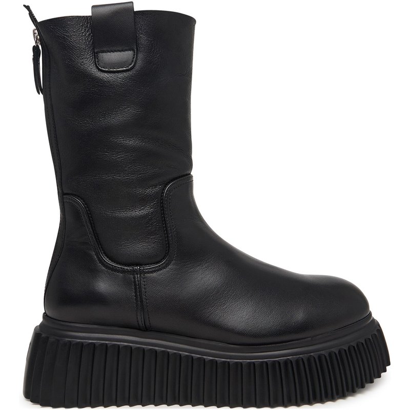 Stiefeletten AGL Milagros Fur D751529PGK Schwarz