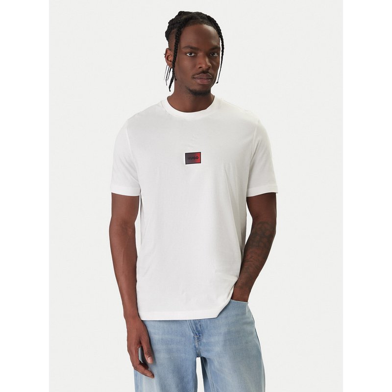 HUGO T-Shirt Danotie 50553124 Weiß Regular Fit