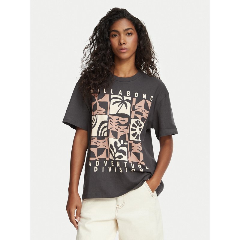 Billabong T-Shirt EBJZT00664 Dunkelgrau Relaxed Fit